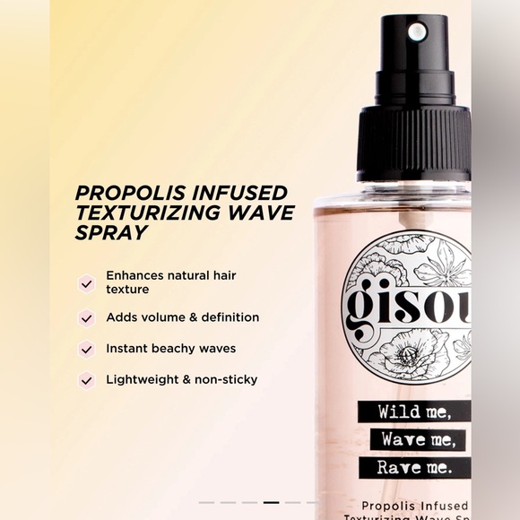 Gisou Propolis Infused Texturizing Wave Spray - Picture 2 of 3